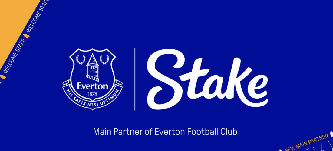 stake.com sluter avtal med Everton FC