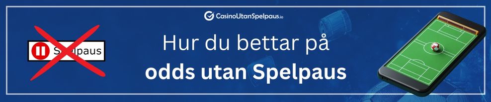 Hur du bettar på odds utan Spelpaus