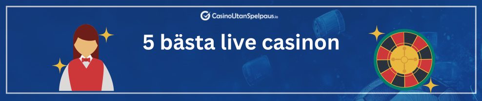 Live casino spel